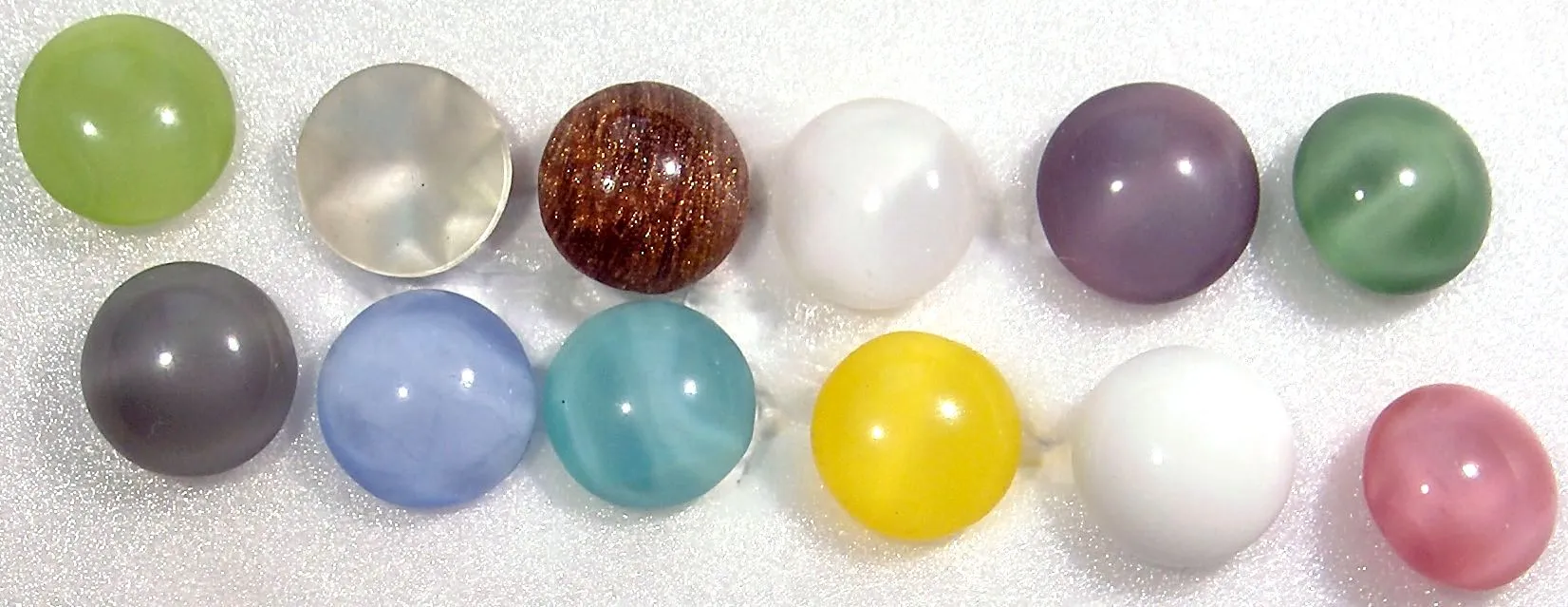 11mm (3189) (48ss) Round Buff Top Doublets