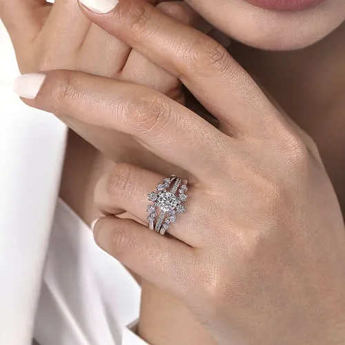 14K White Gold Diamond Ring Enhancer - 0.5 ct