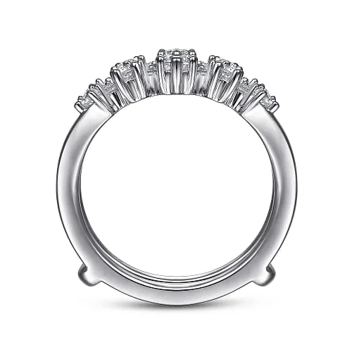 14K White Gold Diamond Ring Enhancer - 0.5 ct