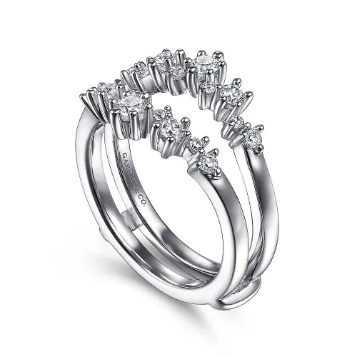 14K White Gold Diamond Ring Enhancer - 0.5 ct