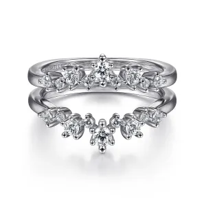 14K White Gold Diamond Ring Enhancer - 0.5 ct