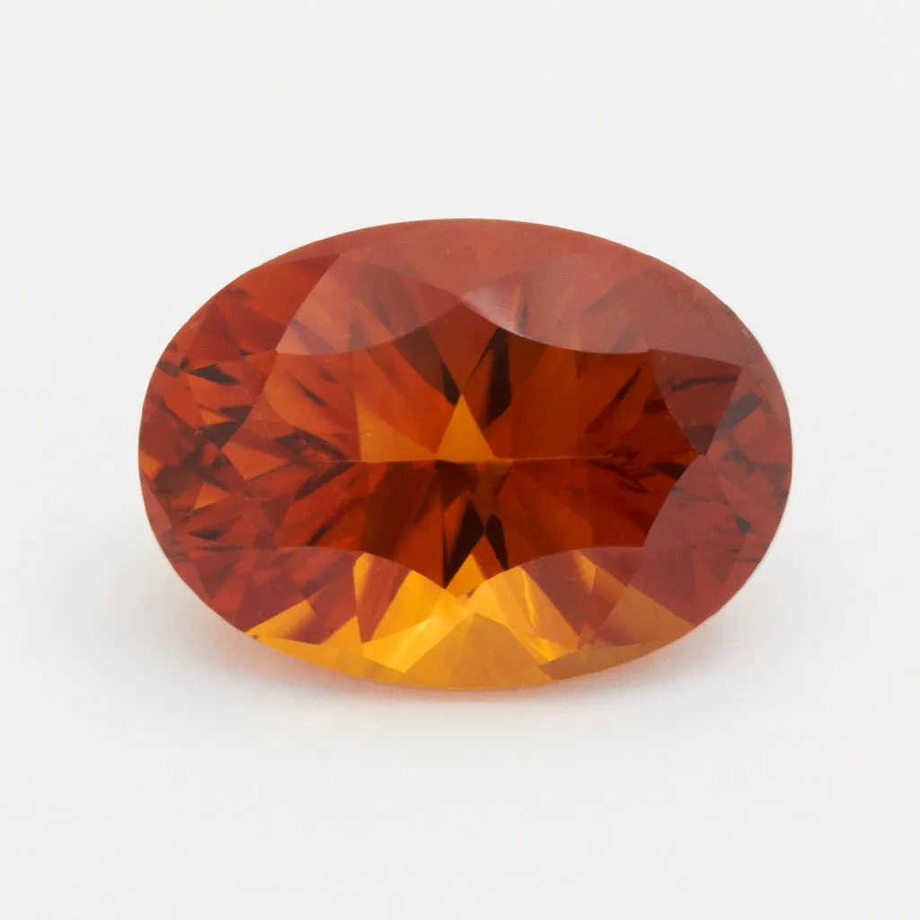14x10mm Fire Citrine® Concave Ovals