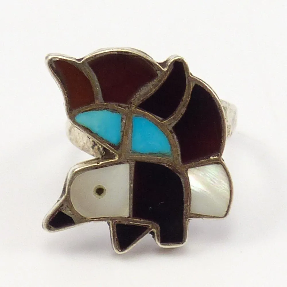 1960s Bird Inlay Ring