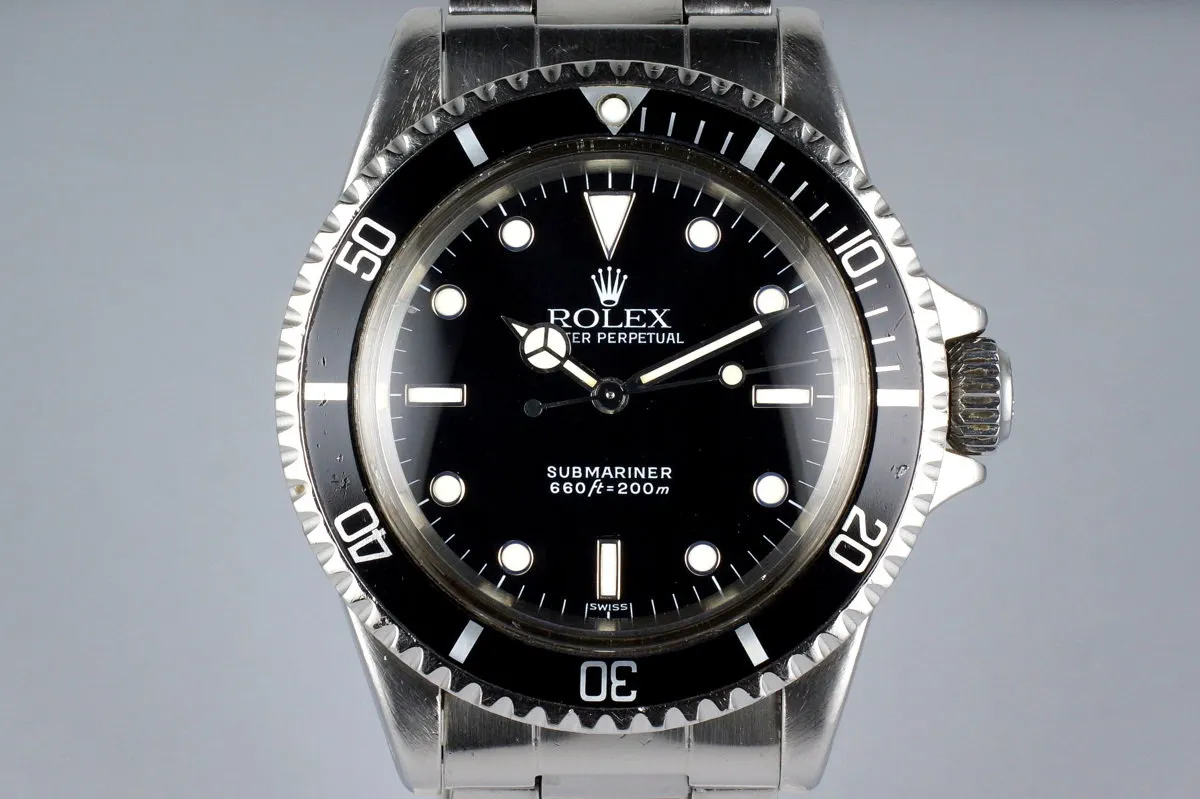 1968 Rolex Submariner 5513 Service Dial