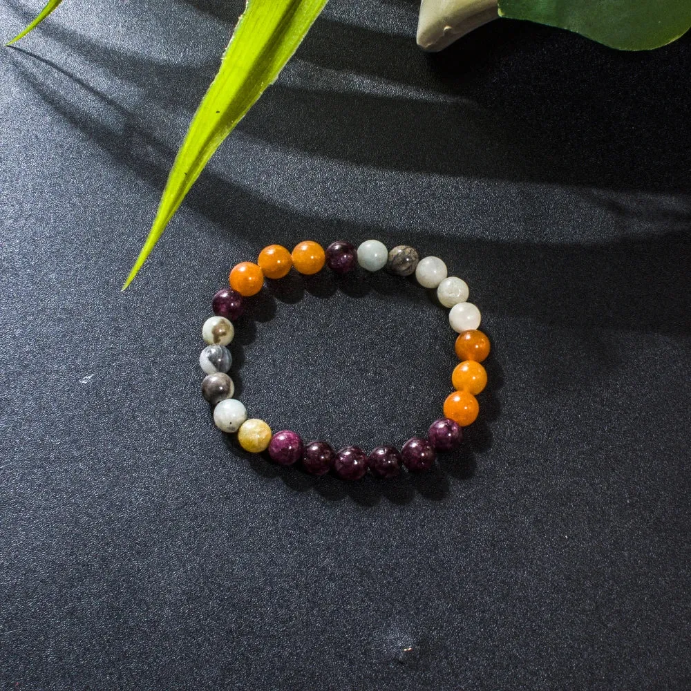 8mm Amazonite Garnet Red Aventurine Beads 108 Mala Necklace Bracelet Set