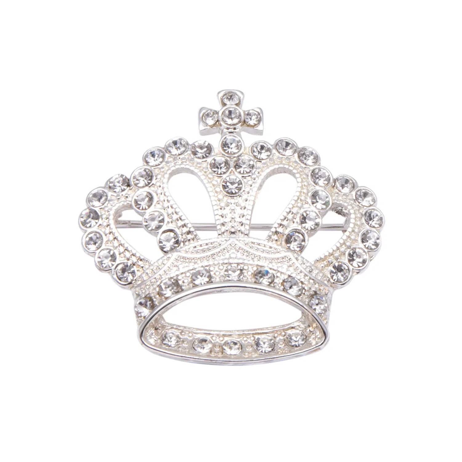 Alexander Thurlow Silver Crown Brooch