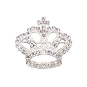 Alexander Thurlow Silver Crown Brooch
