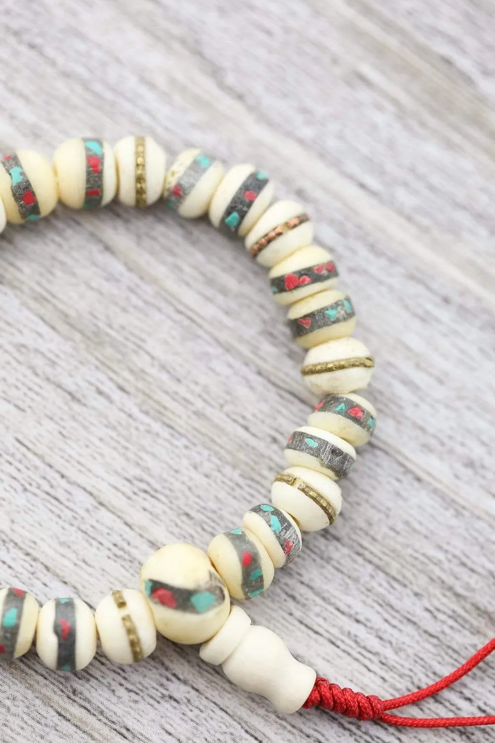Amala Bone Wrist Mala