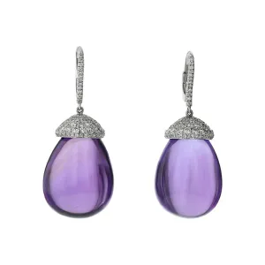 Amethyst Drop Earrings
