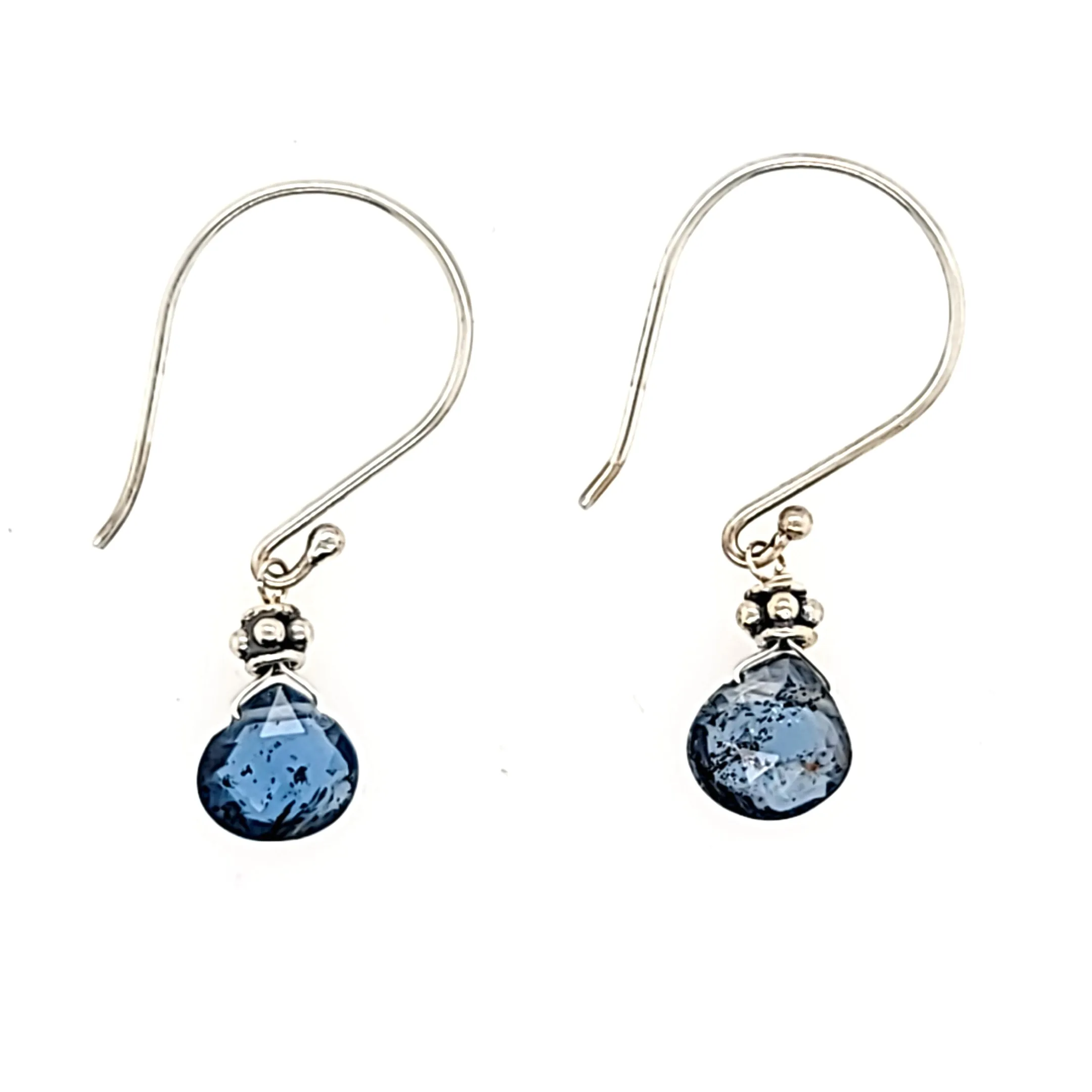 AVF Silver Indigo Kyanite Drop Earrings (SI2382)