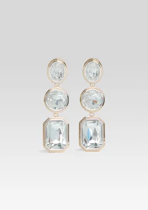 Camille Gemstone Drop Earrings