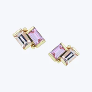 Cléo Deux Carré Studs