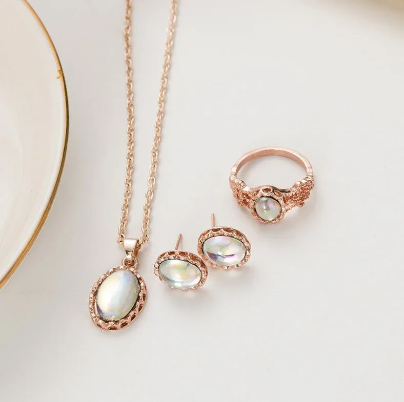 Colored gemstone set
