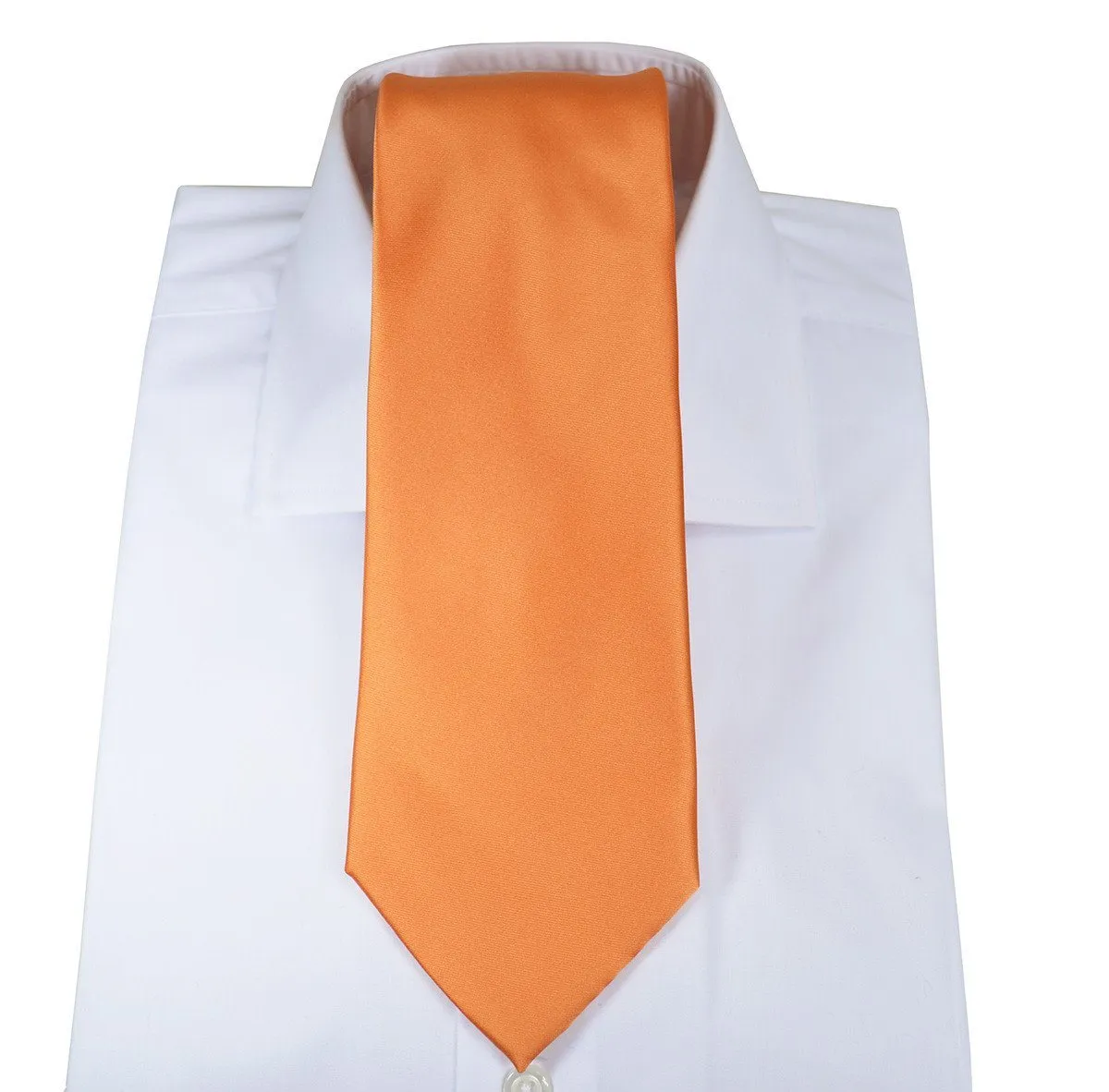 Coral Gold Necktie and Pocket Square