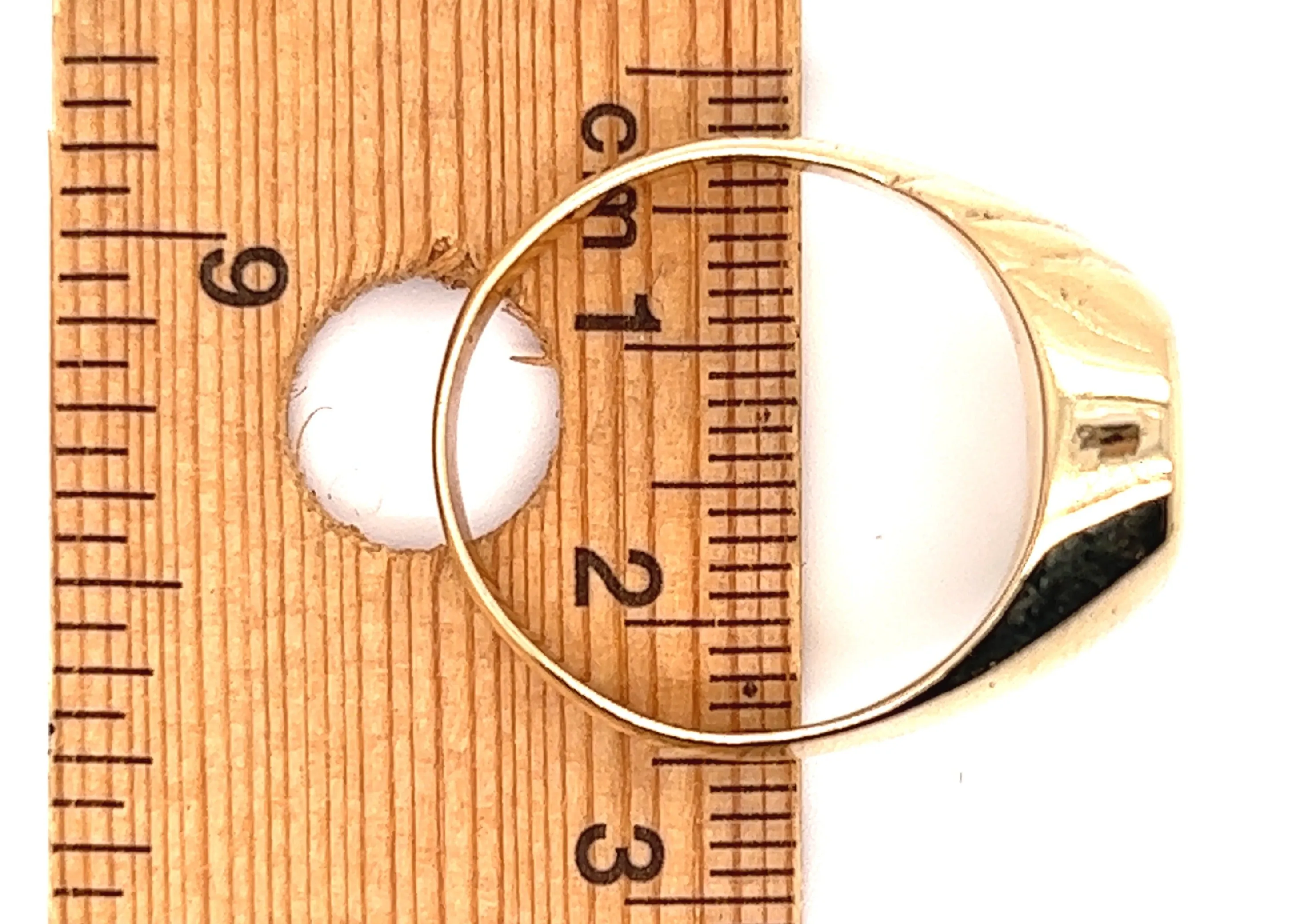 Diamond 18ct Yellow Gold Signet Ring