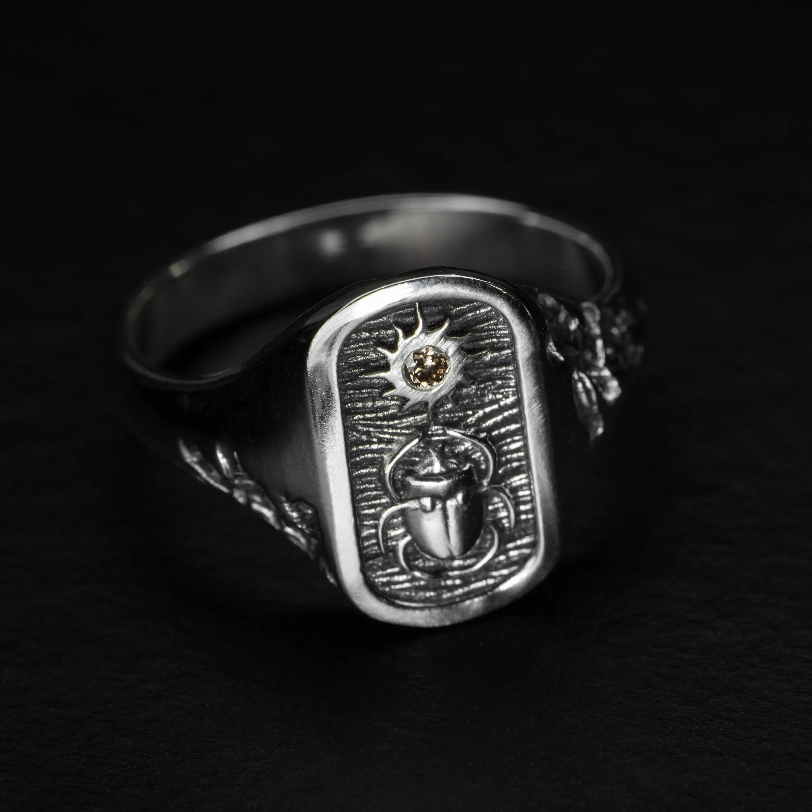 Diamond Signet Ring - AFTERLIFE