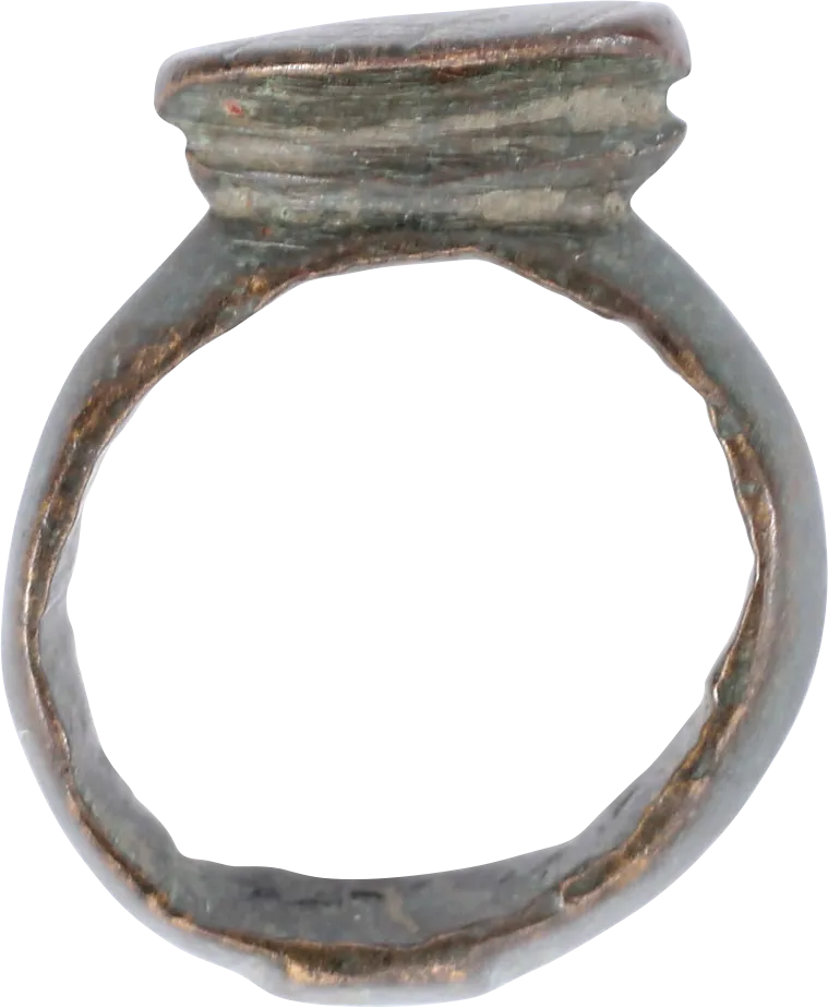 FINE ROMAN SIGNET RING, 3TH-6TH C. AD, SIZE 3 ¼