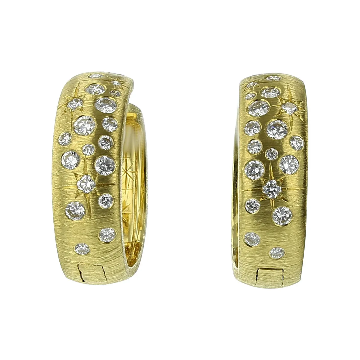Galaxy Huggie Earrings