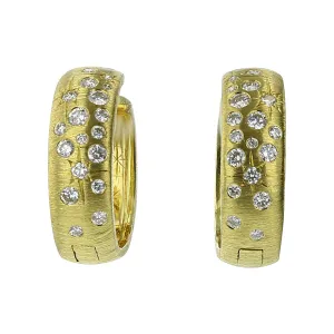 Galaxy Huggie Earrings