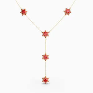 Garnet Spessartite Stone Necklace - Amaya