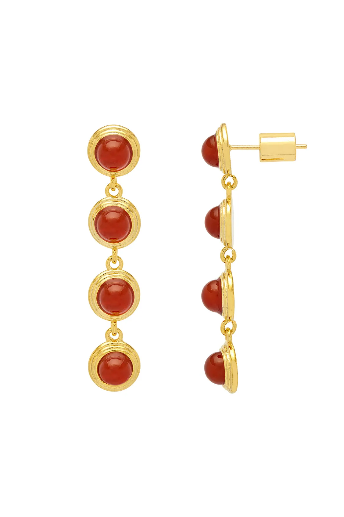 Gemstone Drop Earrings