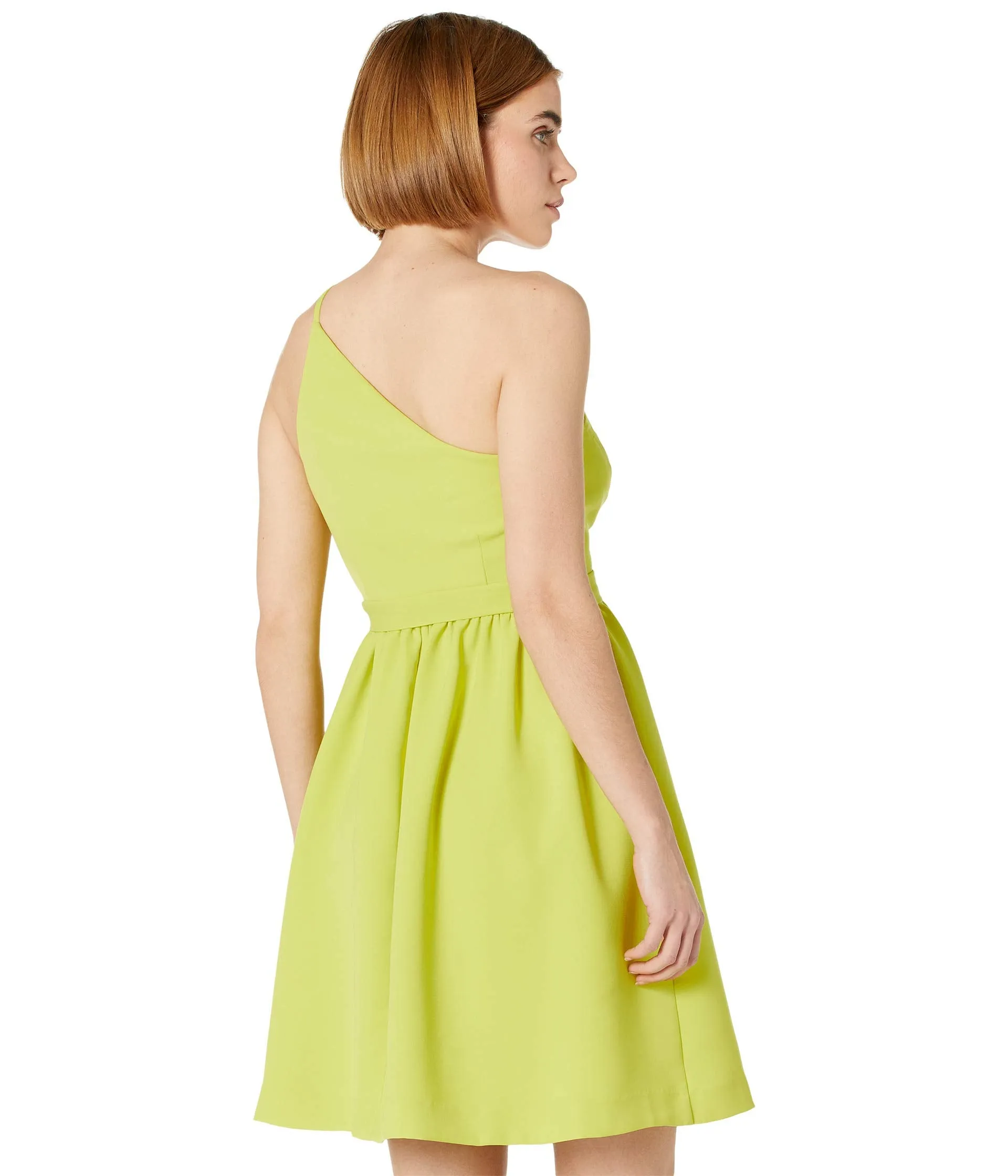 Halston Dress, Miley One Shoulder Crepe Dress