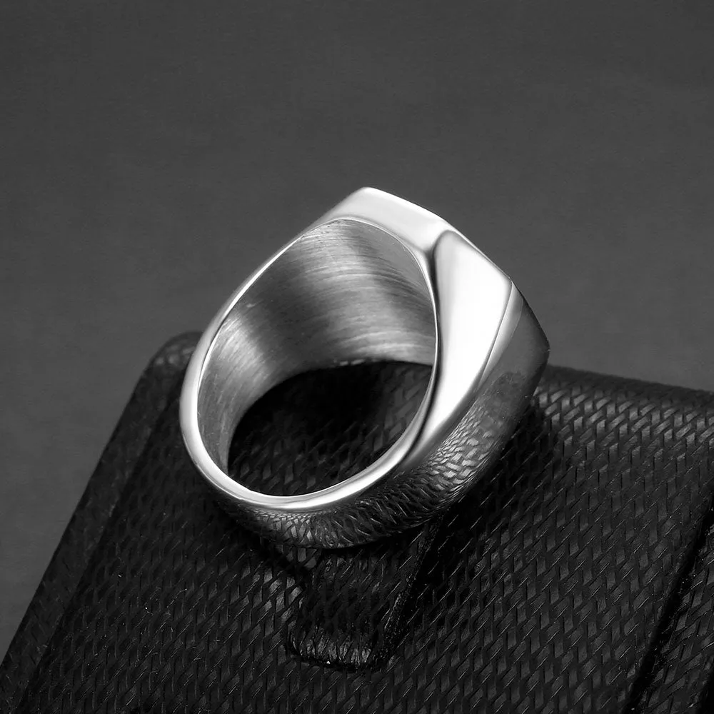 HEXAGON TREE OF LIFE SIGNET RING