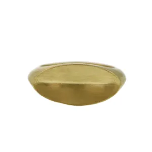 Inverted Oval Signet Ring