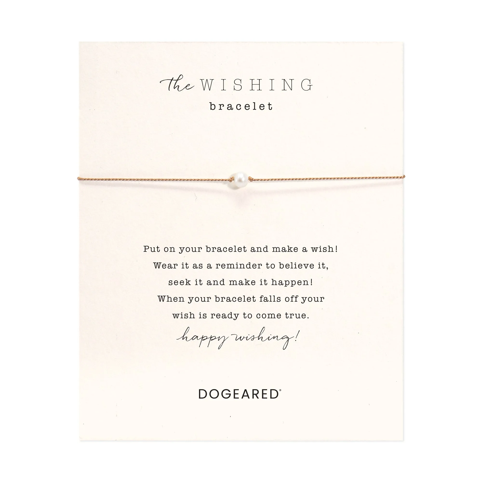 June Birthstone Wishing Bracelet with Pearl