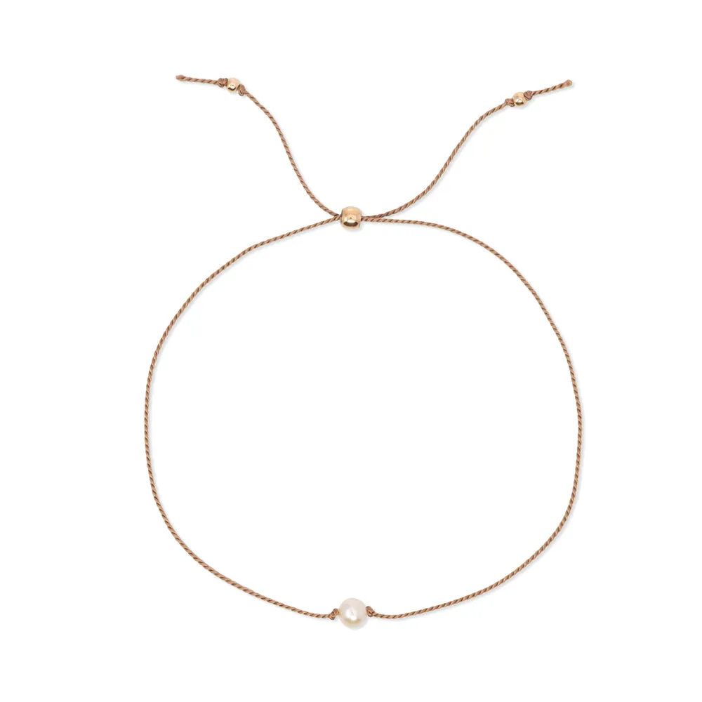 June Birthstone Wishing Bracelet with Pearl