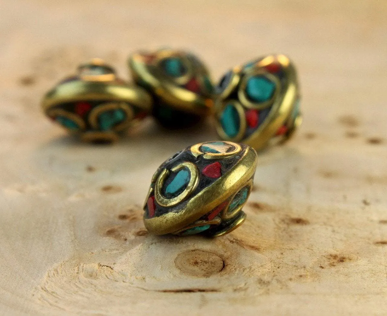 Kanch Phool Tibetan Bead