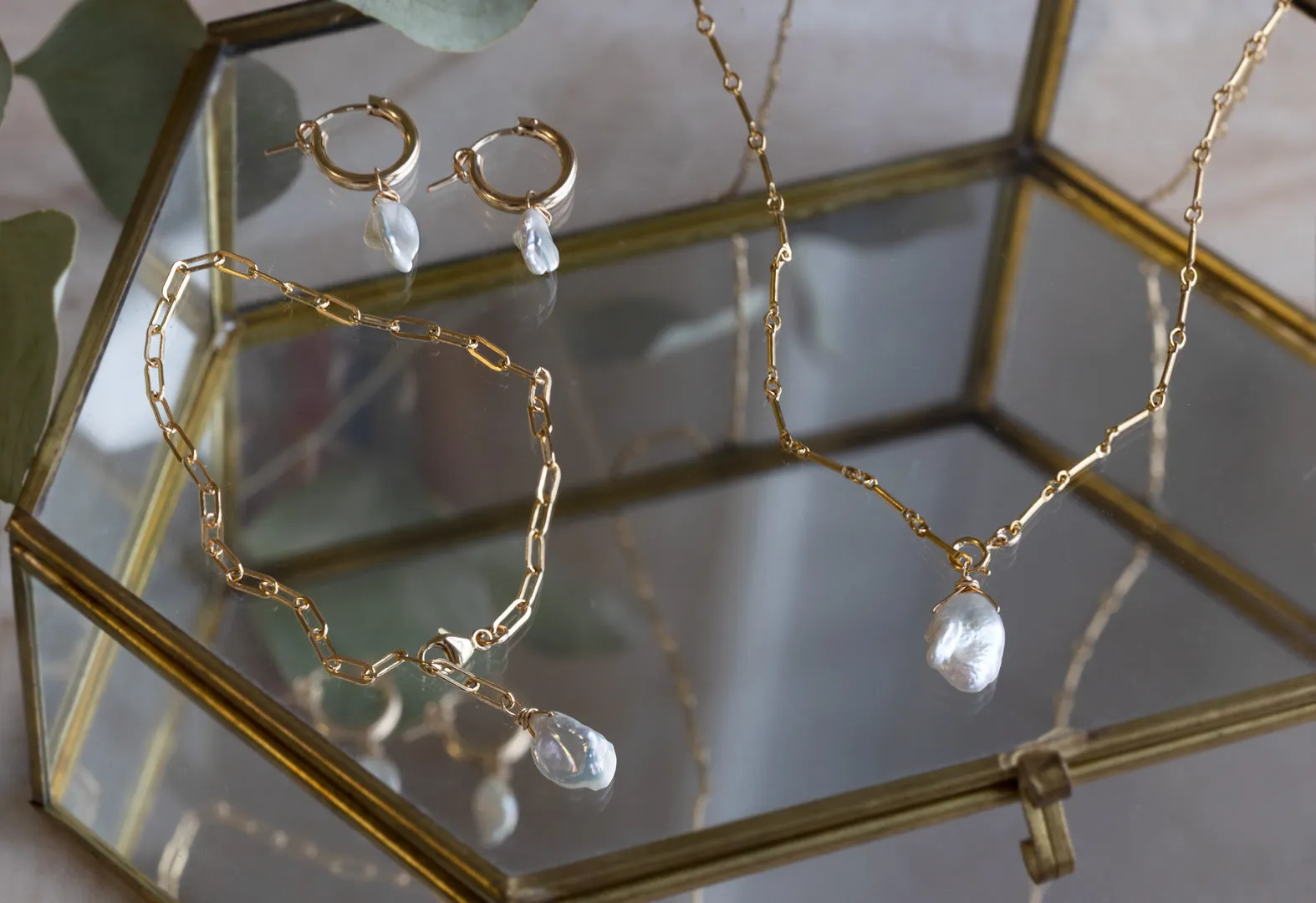 Keshi Pearl Bracelet