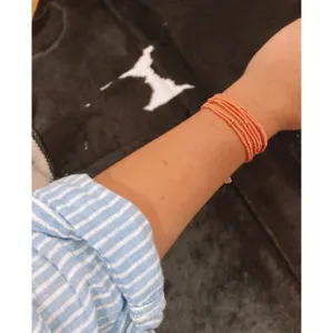 Layered Coral Bead Bracelet #lbb