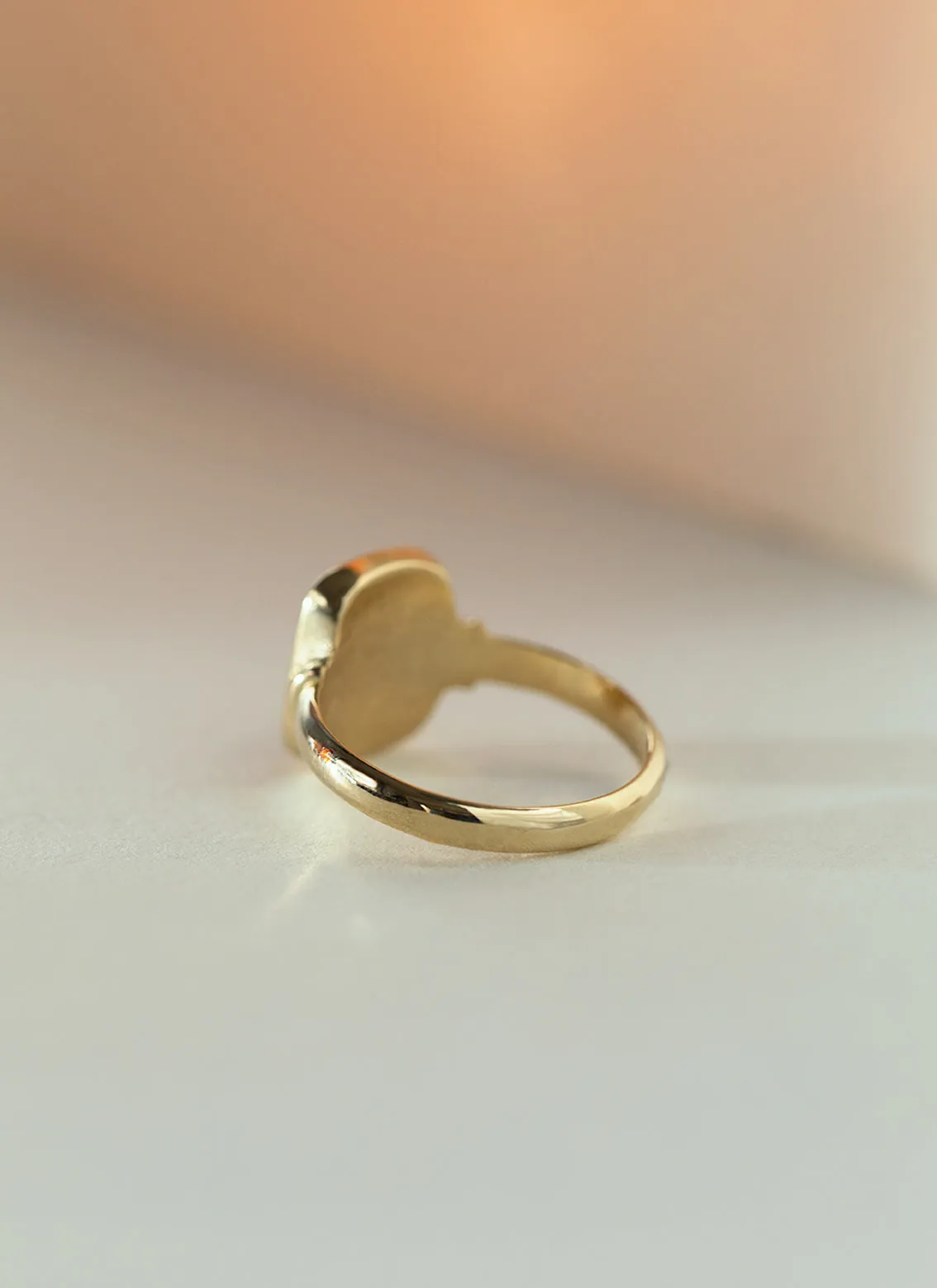 Lexy signet ring 14k gold