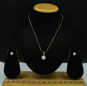 Light Zircon/AD Pendant Set 11642-08