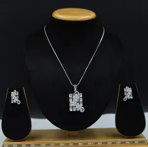 Light Zircon/AD Pendant Set 11648-08