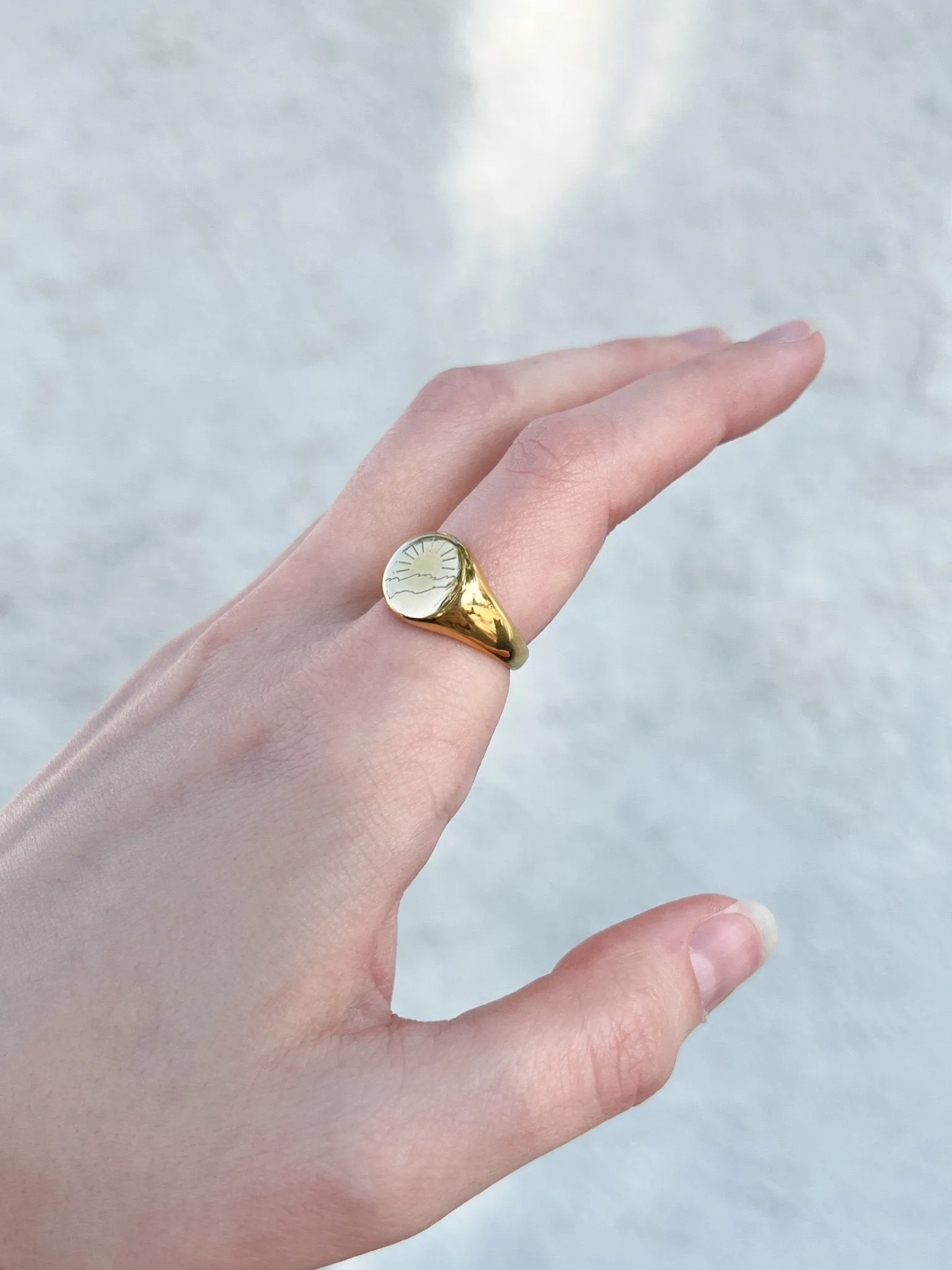 Mountain Ring in Gold (Nature’s Divinity)