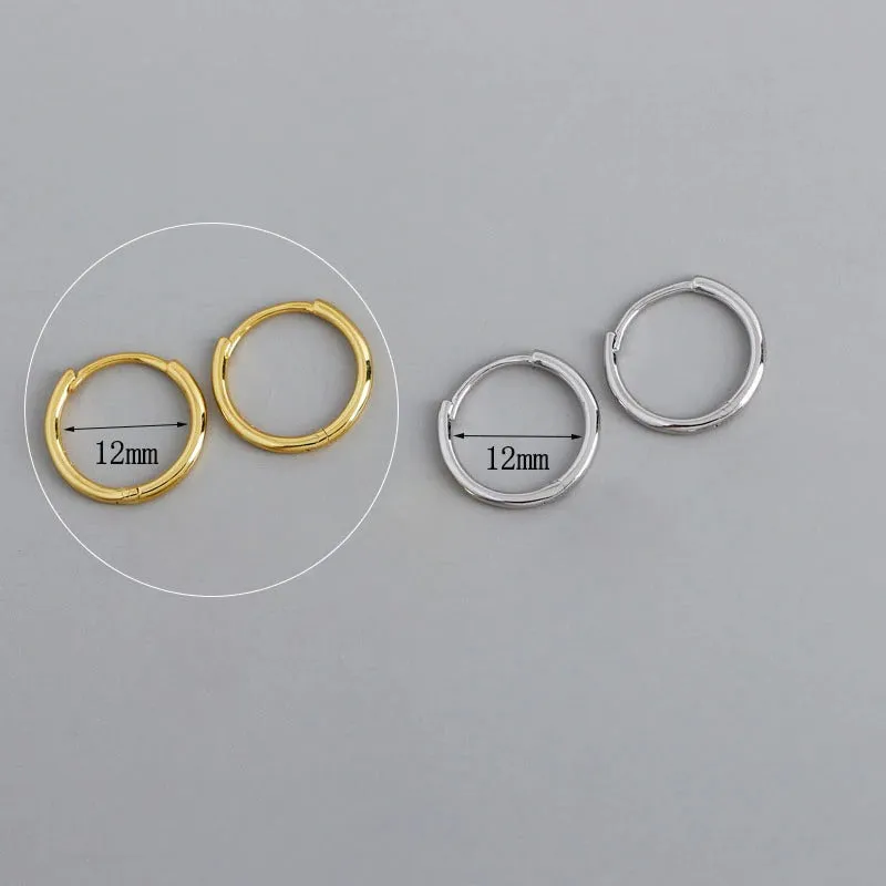Multi-style Geometric Small Hoop Earrings Collection
