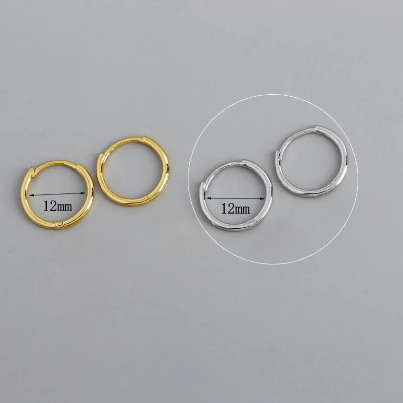Multi-style Geometric Small Hoop Earrings Collection