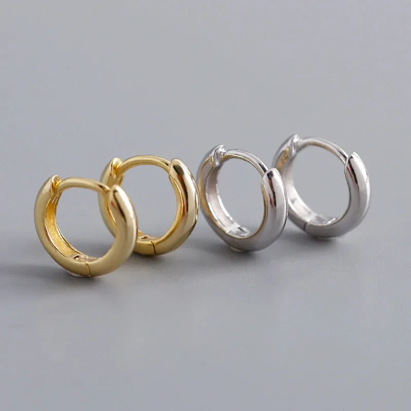 Multi-style Geometric Small Hoop Earrings Collection