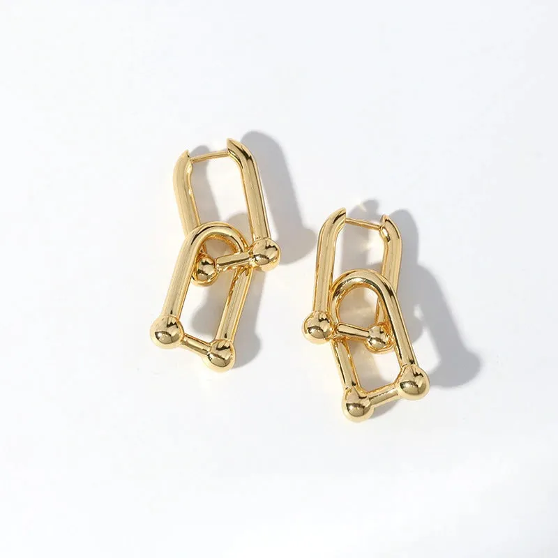 Multi-style Geometric Small Hoop Earrings Collection