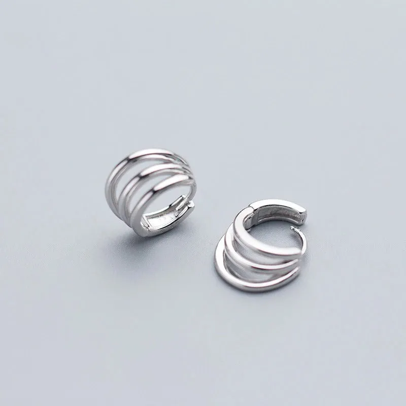Multi-style Geometric Small Hoop Earrings Collection
