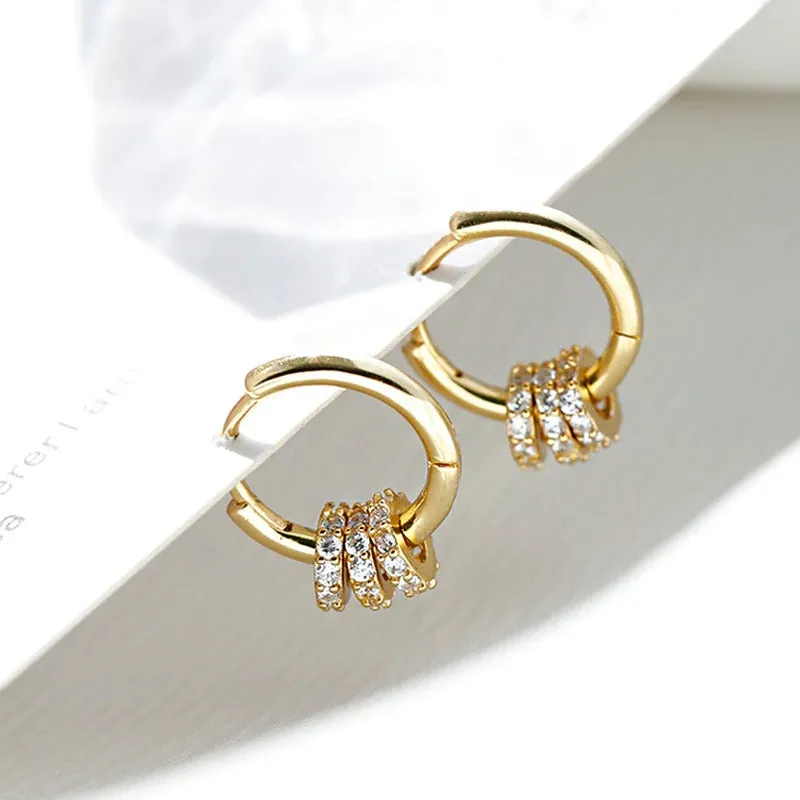 Multi-style Geometric Small Hoop Earrings Collection