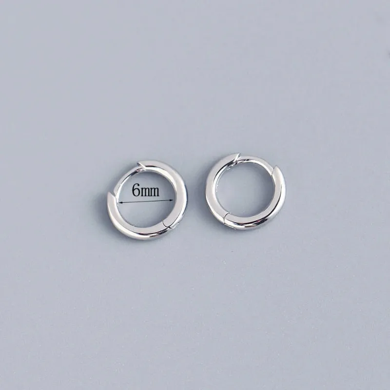 Multi-style Geometric Small Hoop Earrings Collection