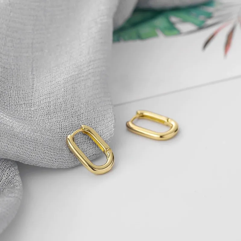 Multi-style Geometric Small Hoop Earrings Collection
