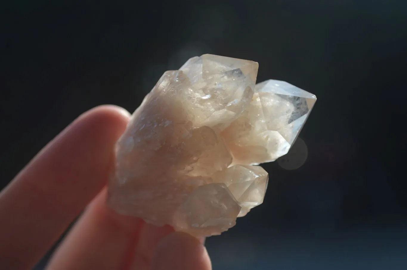 Natural Cascading White Phantom Smokey Quartz Crystals x 35 From Luena, Congo