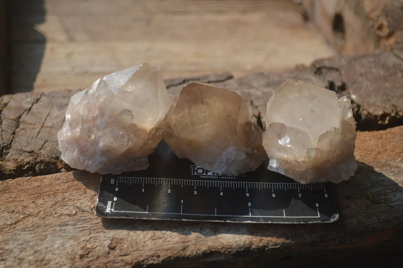 Natural Cascading White Phantom Smokey Quartz Crystals x 35 From Luena, Congo