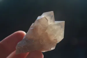 Natural Cascading White Phantom Smokey Quartz Crystals x 35 From Luena, Congo