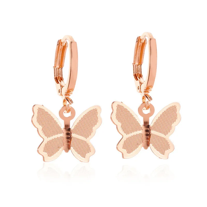 Natural Gemstone Female Teardrop Earrings