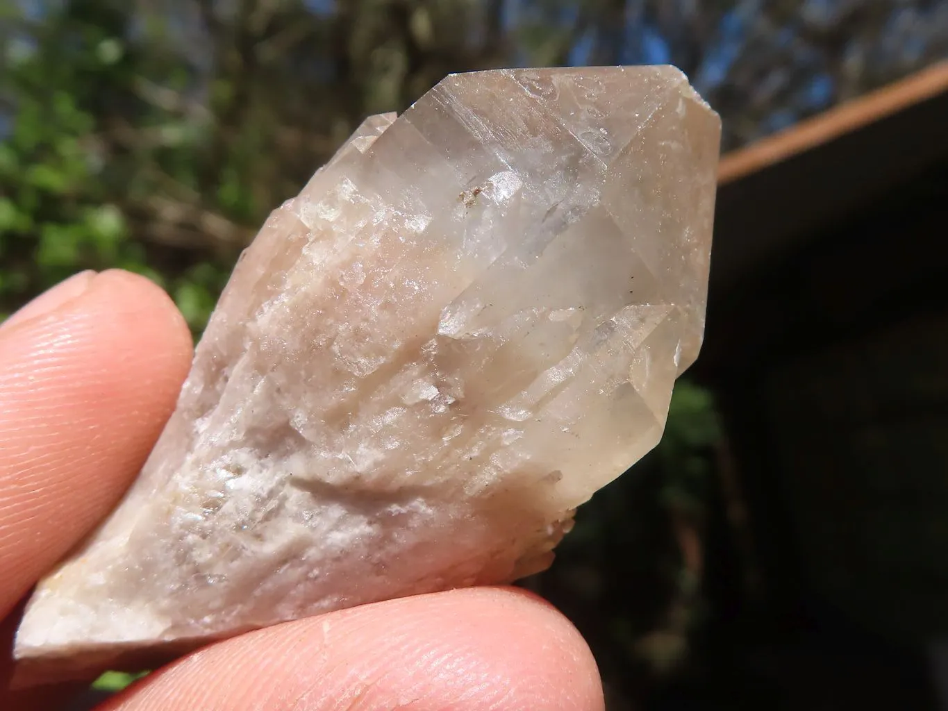 Natural Small Cascading White Phantom Smokey Quartz x 23 From Luena, Congo